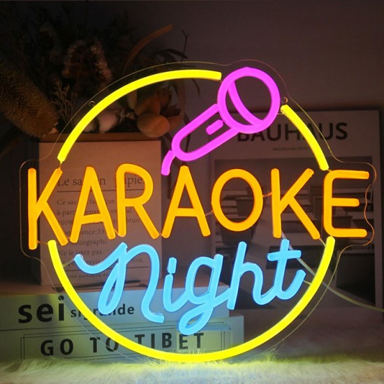 Karaoke Neon Led Tabela