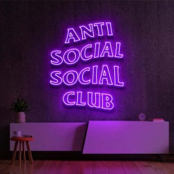 Anti Social Club Neon Tabela