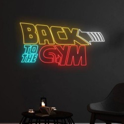 Back to the GYM Neon Led Tabela