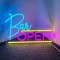 Bar Open Yazılı Neon Tabela