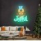 Be Joyful Geyik Yılbaşı Neon Led Tabela