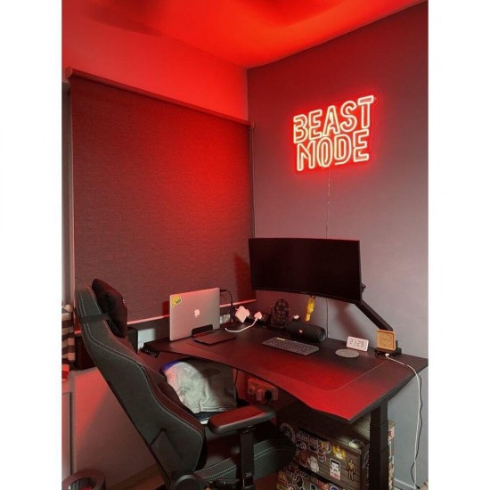 Beast Mode Neon Işıklı Tabela