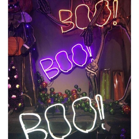 Cadılar Bayramı Boo Neon Led Işık