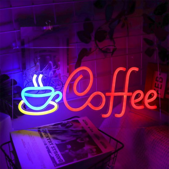 Coffe Neon Led Tabela