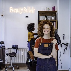 Beauty Hair Neon Işık