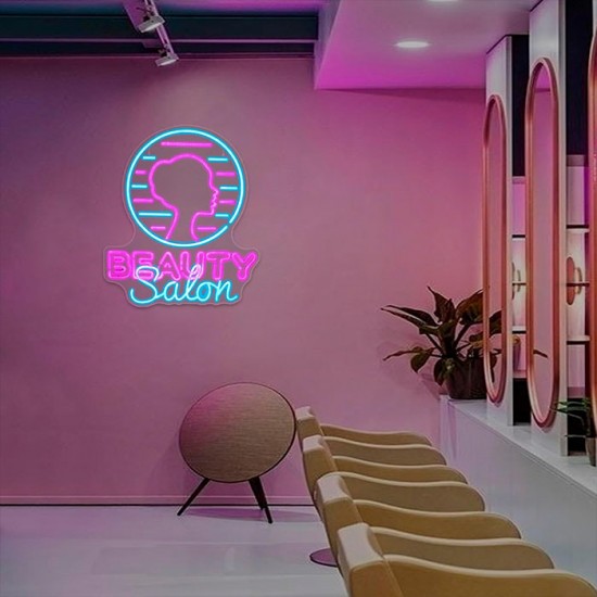 Güzellik Salonu Neon Işık