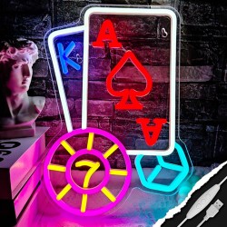 Black Jack Neon Led Tabela